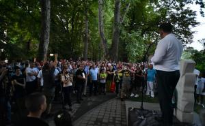 Foto: A. K. /Radiosarajevo.ba / Skup podrške za porodicu Memić u Velikoj aleji 