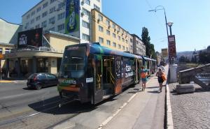 Foto: Dž. K. / Radiosarajevo.ba / Sudar u Sarajevu, stali tramvaji