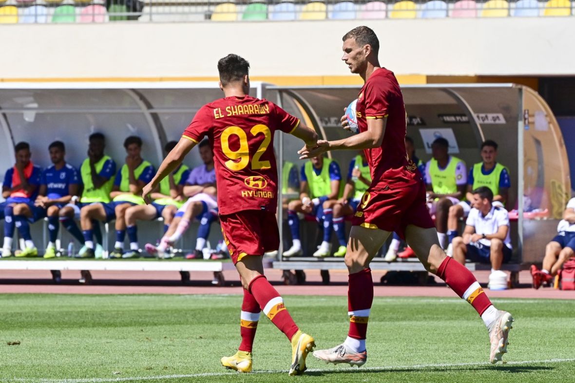 Foto: Twitter/AS Roma/Edin Džeko pogodio za Romu 