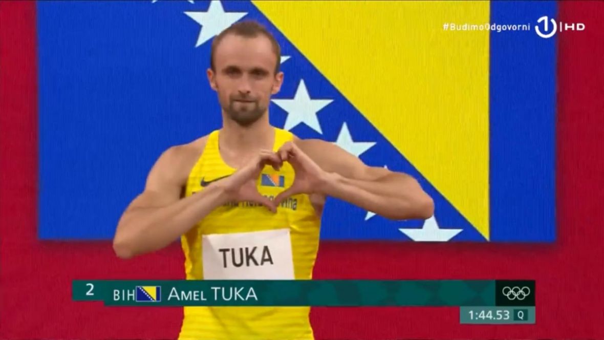 FOTO: Screenshot/Amel Tuka šesti u finalu na 800 metara 