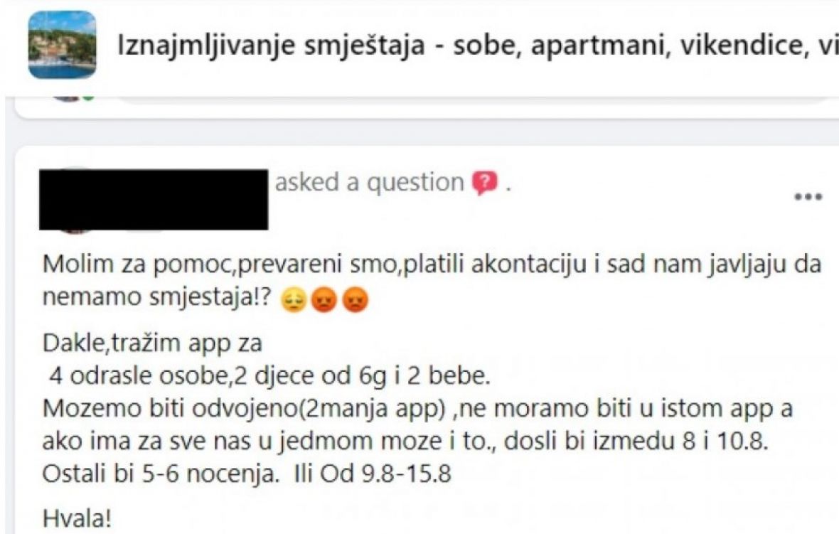 Otkazivanje apartmana u Hrvatskoj  - undefined