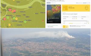 Foto: AirVisual / Dim iznad Beograda uzrokovao požar na deponiji Vinča