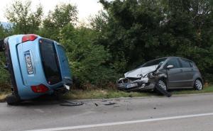 Foto: Hercegovina.info / Sabraćajna nesreća između Mostara i Širokog Brijega 