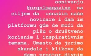 PrtScr / Jelena Đoković na Instagramu o navodnim aferama