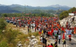 Foto: Pobjeda.me / Protesti na Cetinju 