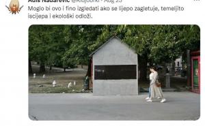 Foto: Twitter / Duhovite montaže s društvenih mreža o objektu u Sarajevu