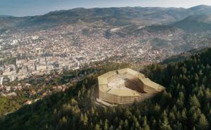 FOTO: Roof Garden / Počela gradnja 25 miliona eura vrijednog objekta iznad Sarajeva 