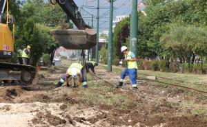 Foto: Vlada KS / Počeli radovi na rekonstrukciji tramvajske pruge