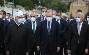 Foto: Dž. K. / Radiosarajevo.ba / Erdogan i reis Kavazović