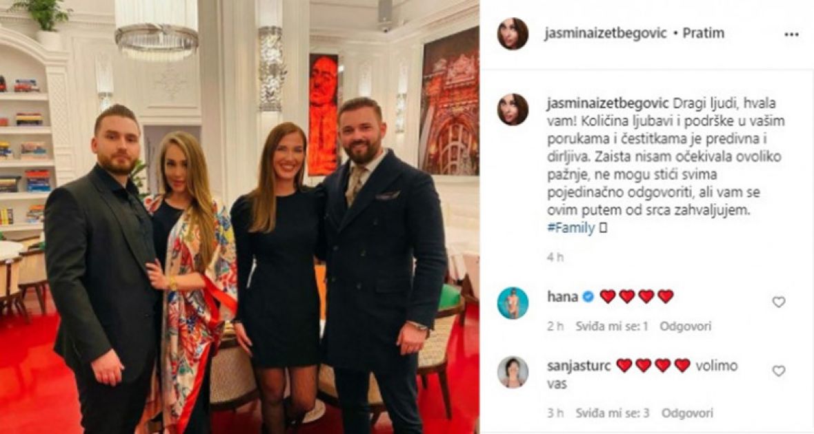 Jasmina Izetbegović nakon vjenčanja poslala poruku  - undefined