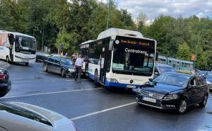 FOTO: Radiosarajevo.ba / Saobraćajna nesreća u centru Sarajeva 