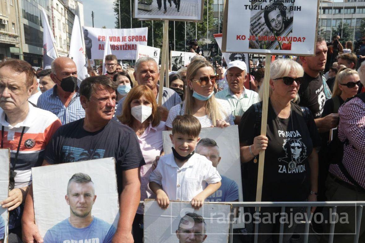 Foto: Dž. K. / Radiosarajevo.ba/Protesti u Sarajevu