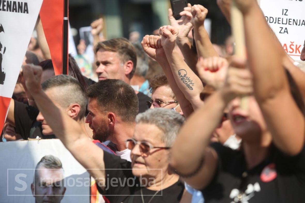 Foto: Dž.K./Radiosarajevo/S protesta u Sarajevu