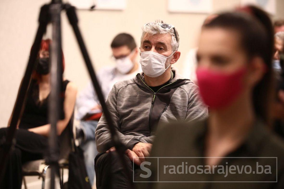 Foto: A. K. /Radiosarajevo.ba/Palestinski novinar Safwat Al Kahlout održao predavanje na AJB DOC festivalu u Sarajevu