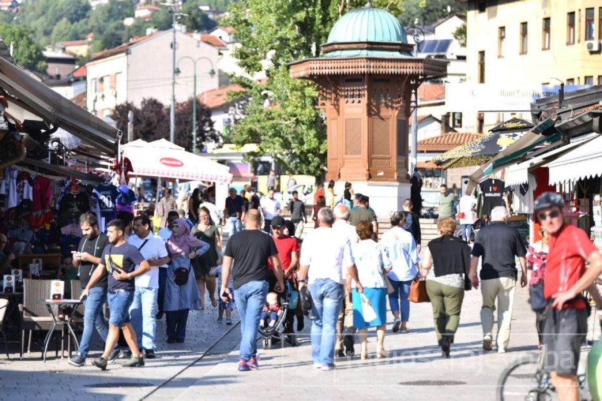 Foto: A. K. /Radiosarajevo.ba/Sarajevo vrvi od turista