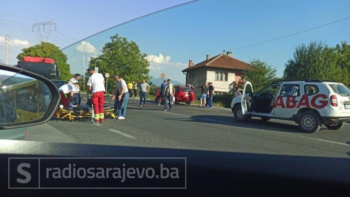 Foto: Čitatelj/Radiosarajevo.ba/Saobraćajna nesreća na Ilidži