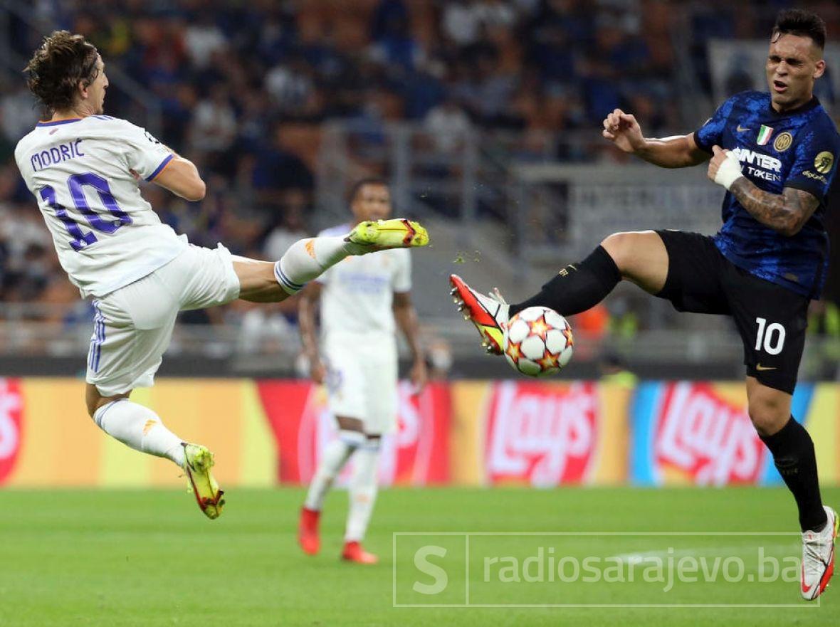 Foto: EPA-EFE/Luka Modrić na utakmici sa Interom
