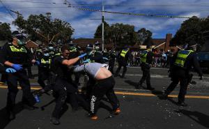 FOTO: EPA / Protesti u Australiji zbog karantina 