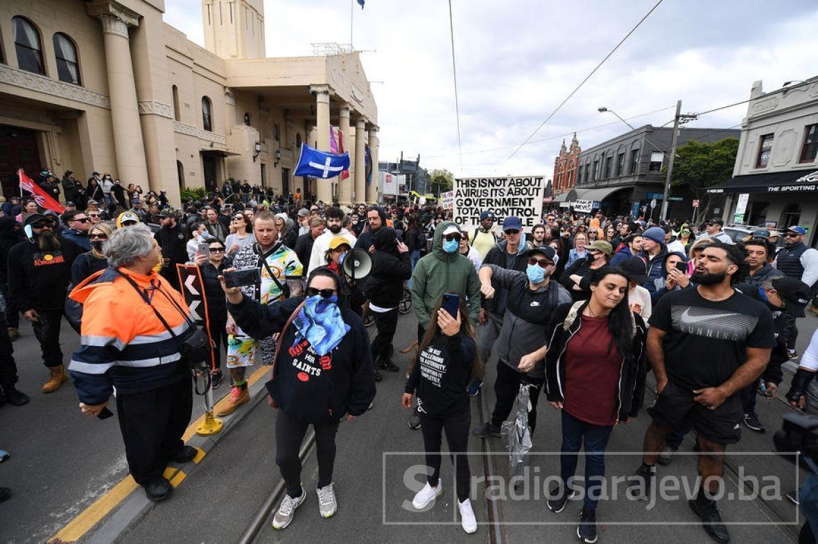 Protesti u Australiji zbog karantina  - undefined