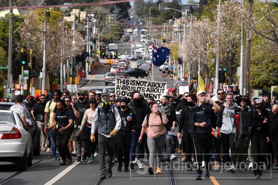 Protesti u Australiji zbog karantina  - undefined