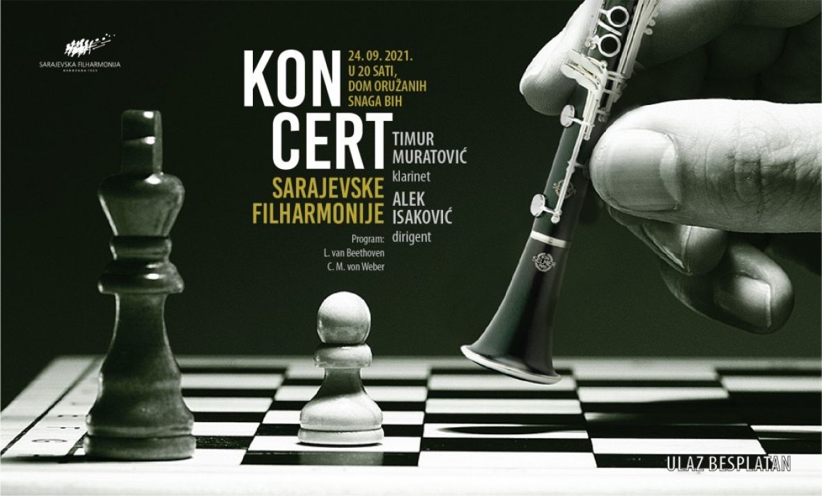 Oficijelni vizual/Plakat za koncert Timura Muratovića i Aleka Isakovića