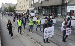 Foto: Dž. K. / Radiosarajevo.ba / Protesti studenata u Sarajevu