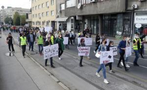 Foto: Dž. K. / Radiosarajevo.ba / Protesti studenata u Sarajevu