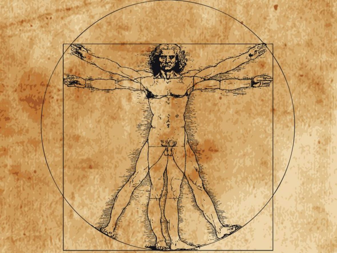 Arhiv/ Vitruvijev čovjek, crtež Leonarda da Vincija