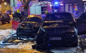 Foto: NSU / U Novom Sadu izgorjela dva skupocjena automobila