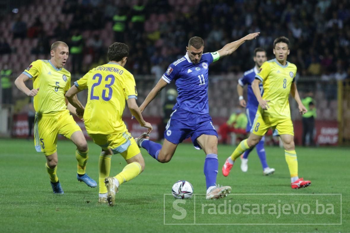 FOTO: Radiosarajevo.ba/Edin Džeko protiv Kazahstana u Zenici