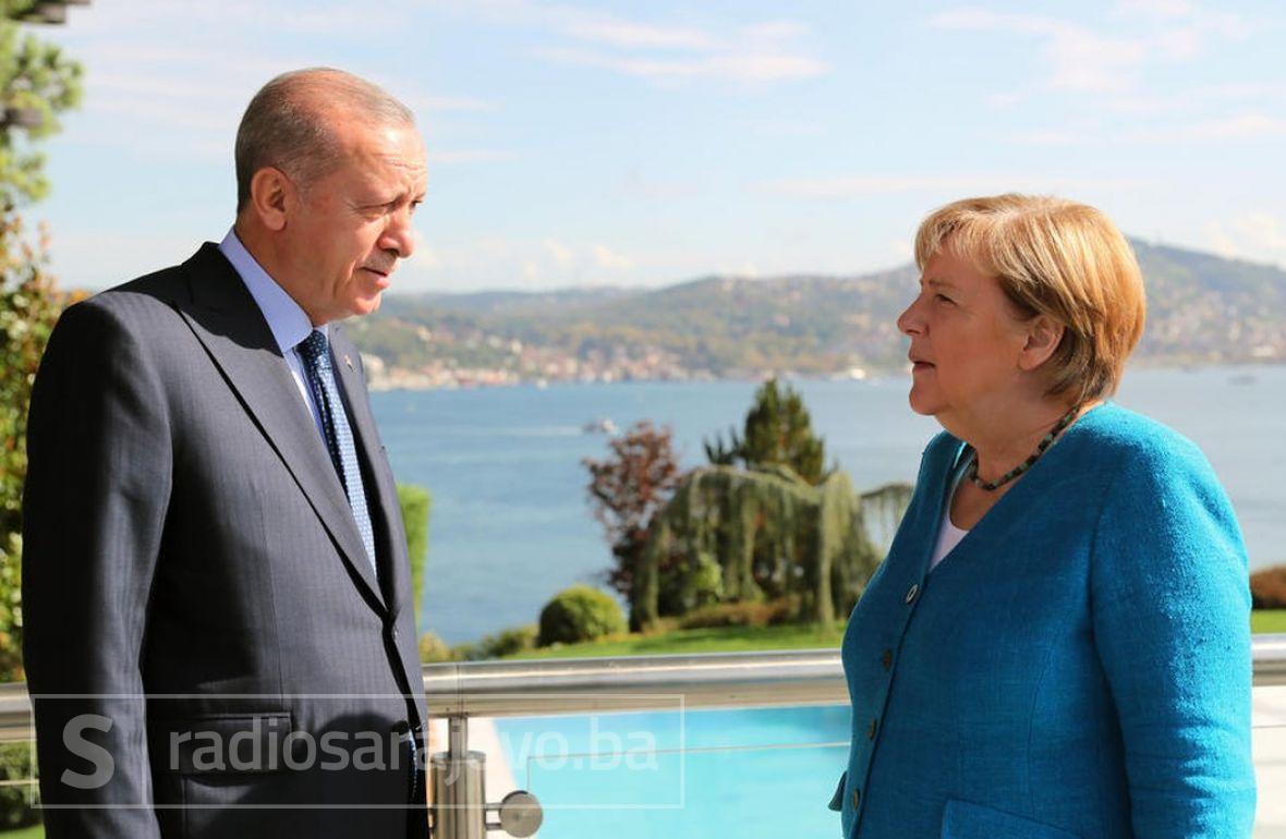 Foto: EPA-EFE/Recep Tayyip Erdogan i Angela Merkel