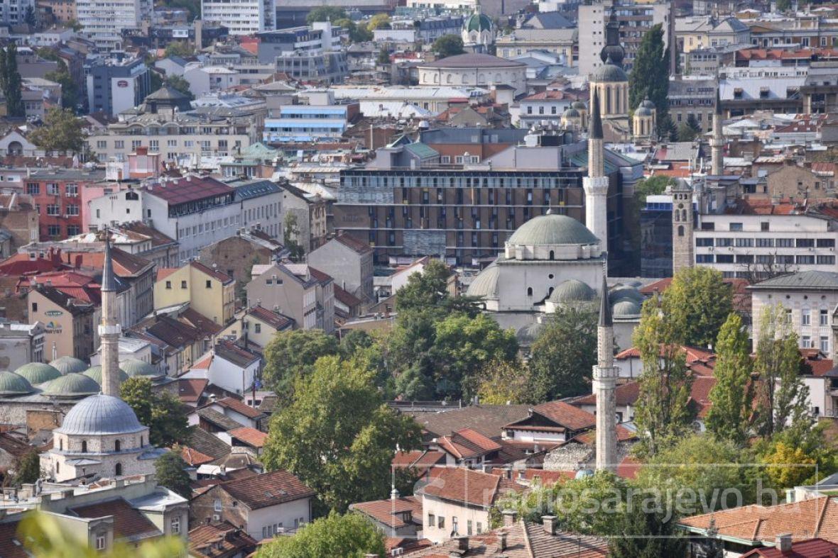Foto: A. K. /Radiosarajevo.ba/Pogled sa Žute tabije u Sarajevu