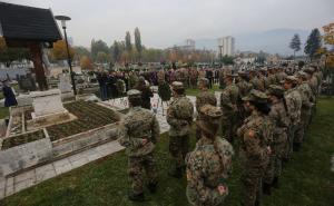 Foto: Dž. K. / Radiosarajevo.ba / Vijenci i svijeće za poginule i nestale pripadnike HVO-a u Sarajevu