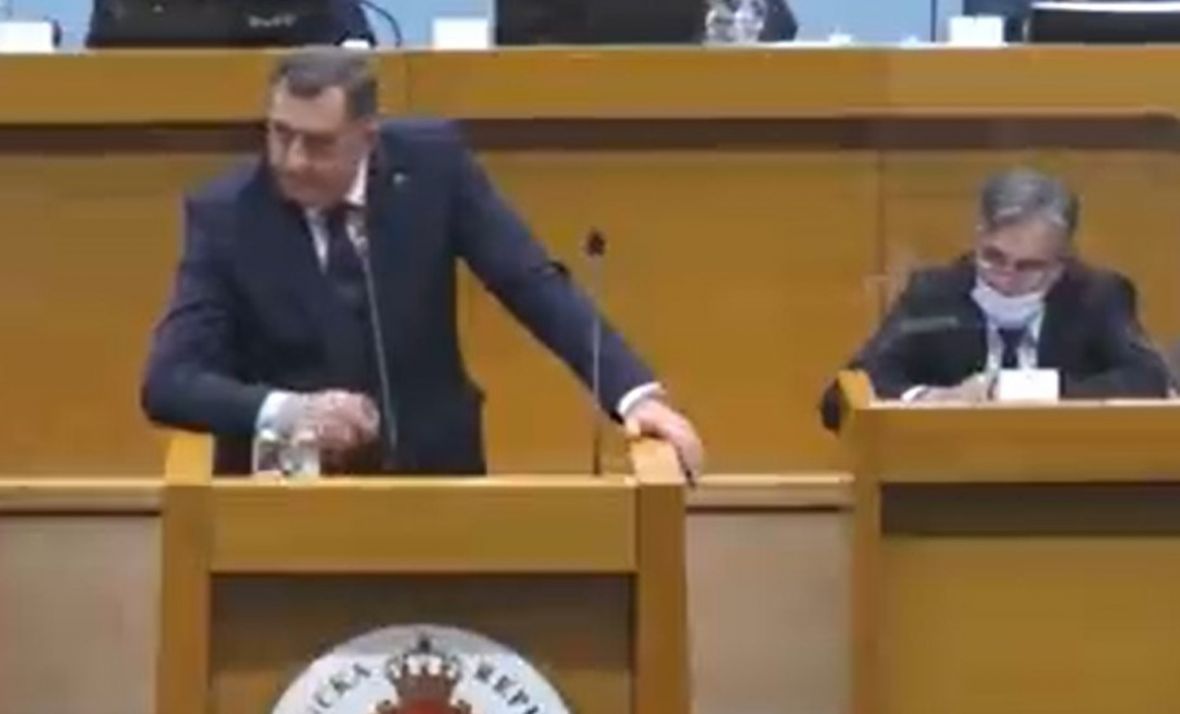 Foto: Screenshot/N1/Žestoka svađa na sjednici NSRS: Stanić urlao na Dodika 