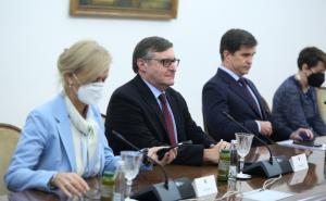 Foto: Dž. K. / Radiosarajevo.ba / Palmer stigao na razgovor s članovima Predsjedništva BiH
