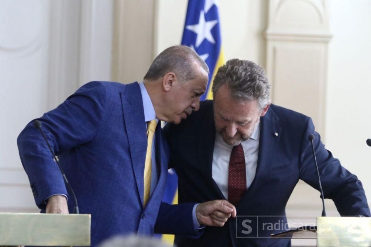 Foto: Dž. K. / Radiosarajevo.ba/Erdogan i Izetbegović 