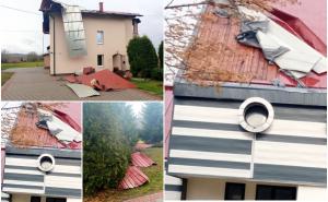 Foto: Radio Kupres /  Olujno nevrijeme u općini Kupres