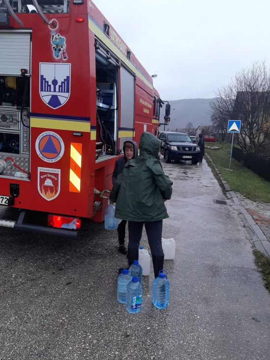 Foto: Općina Trnovo FBiH/Rano jutros dostavljena voda