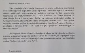 FOTO: Radiosarajevo.ba / Dokumenti: Doktorica koja operirala malu Dženu nema licence 