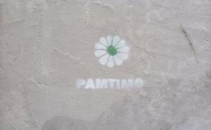 Foto: AA / Cvijet Srebrenice na fasadama zgrada u Beogradu