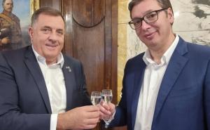 Foto: Instagram / Milorad Dodik i Aleksandar Vučić