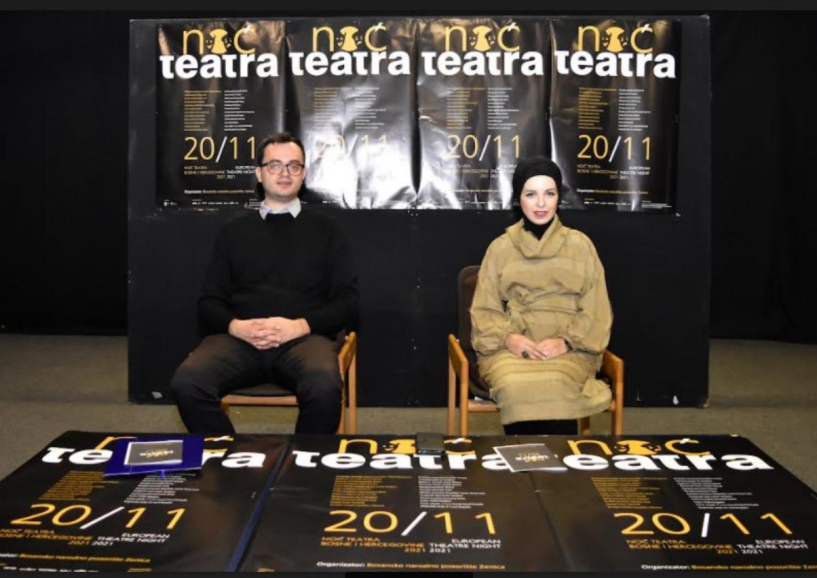 Foto: Noć teatra /Merima Handanović i Denis Krdžalić