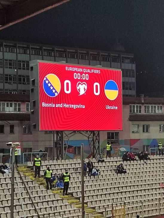Sa utakmice BiH - Ukrajina - undefined