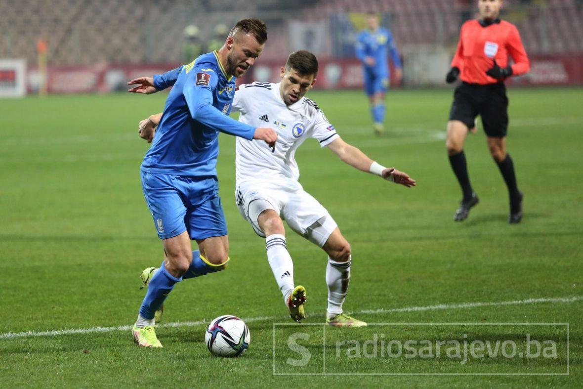 Foto: Dž. K. / Radiosarajevo.ba/Detalji s utakmice Bosna i Hercegovina - Ukrajina