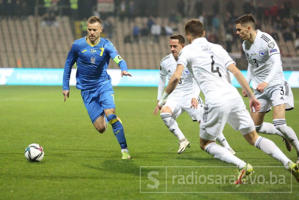Foto: Dž. K. / Radiosarajevo.ba/Detalji s utakmice Bosna i Hercegovina - Ukrajina