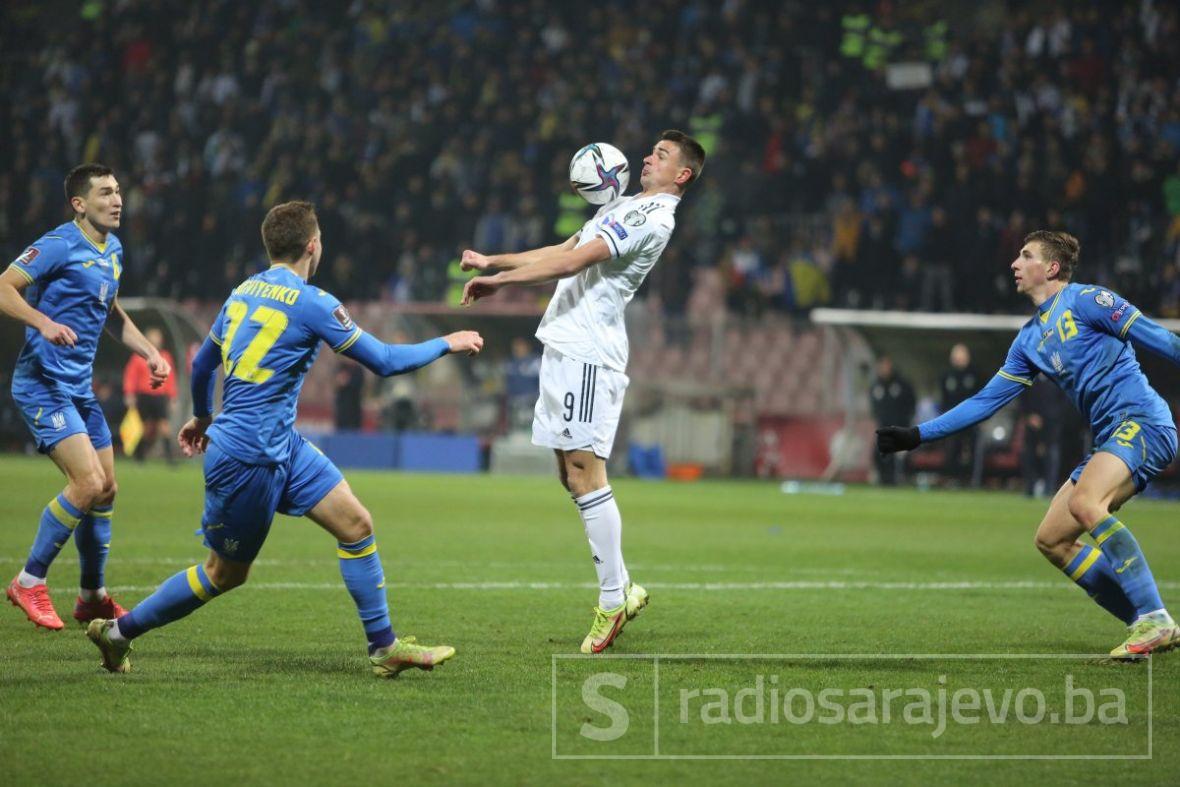 Foto: Dž. K. / Radiosarajevo.ba/Detalj s utakmice BiH - Ukrajina