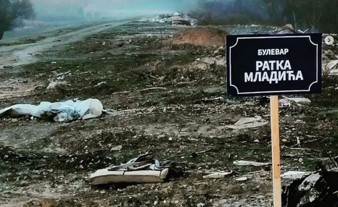 Foto: Instagram/"Bulevar Ratka Mladića" na divljoj deponiji