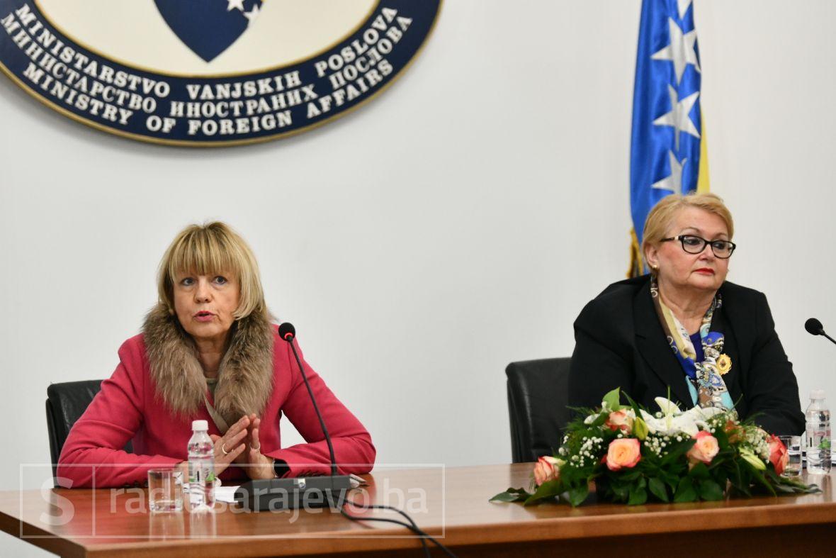 Foto: A.K./Radiosarajevo.ba/Helga Mario Schmid i Bisera Turković i
