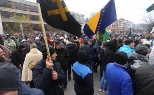 Foto: Dž. K. / Radiosarajevo.ba / Sarajlije se i jutros solidarisali sa rudarima