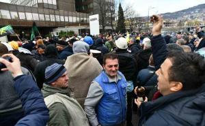 Foto: A. K. /Radiosarajevo.ba / Dubioza kolektiv na protestima rudara